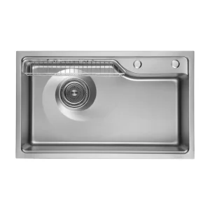 Chậu rửa bát 1 hố lệch AQUATEK AQ8048L