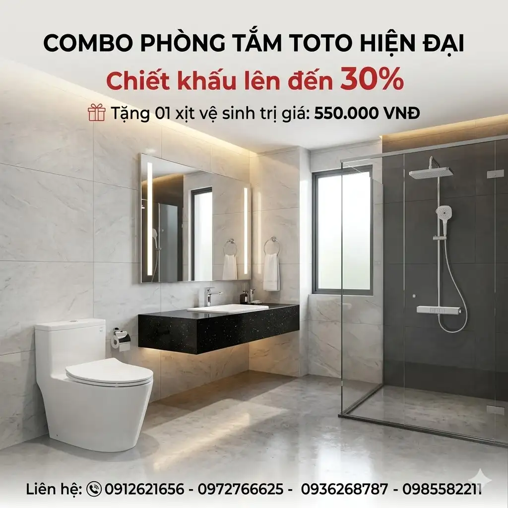 COMBO phòng tắm TOTO MS625DT8 - Số 1