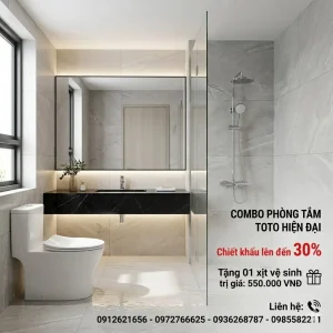 COMBO phòng tắm TOTO MS885DT8 - Số 1