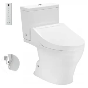 Bồn cầu 2 khối nắp điện tử TOTO CS326DW14