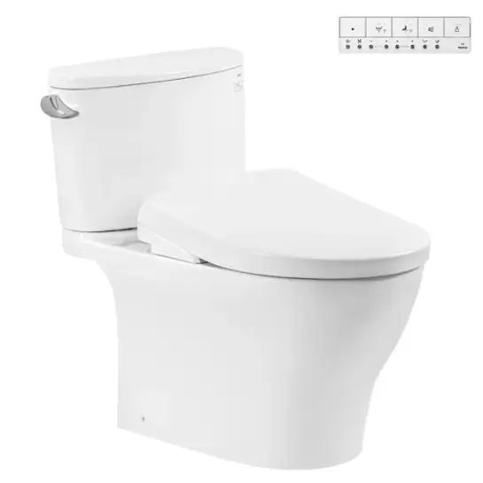 Bồn cầu 2 khối nắp điện tử TOTO CS767CRW23