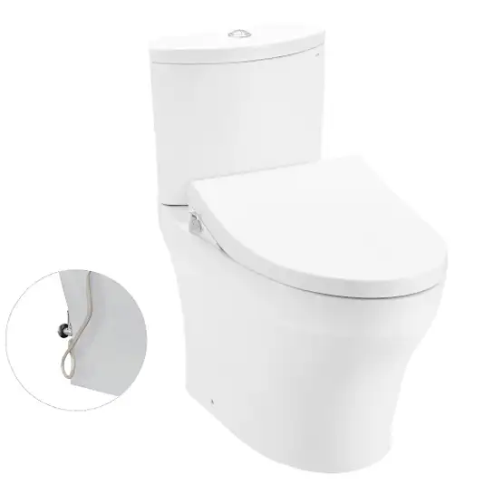 Bồn cầu 2 khối năp rửa cơ TOTO CS838DE4