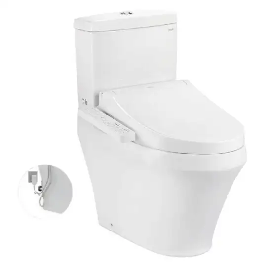Bồn cầu 2 khối nắp điện tử TOTO CS948DW16