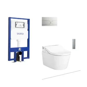 Bồn cầu âm tường điện tử TOTO CW542HME5U / TCF802C2Z / WH172AAT / MB175M
