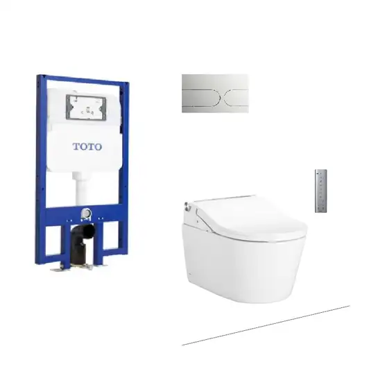 Bồn cầu âm tường điện tử TOTO CW542HME5U / TCF802C2Z / WH172AAT / MB175M