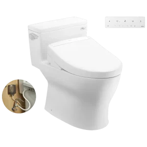 Bồn cầu 1 khối nắp điện tử TOTO MS188VKW25 / T53P100VR