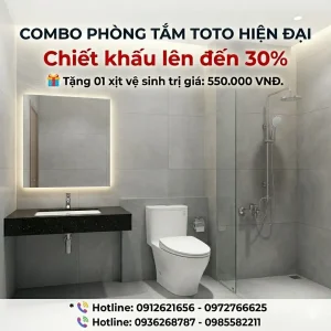 COMBO phòng tắm TOTO MS857DT10 - Số 3