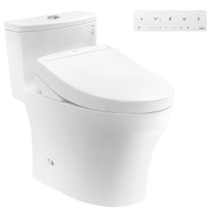 Bồn cầu 1 khối nắp điện tử TOTO MS885DW25