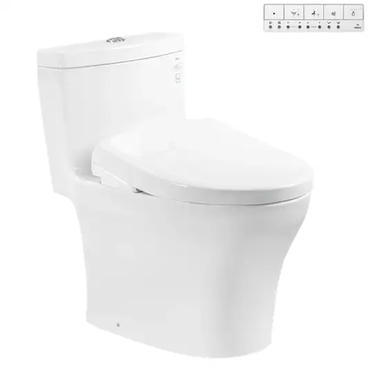 Bồn cầu 1 khối nắp điện tử TOTO MS889CDRW23