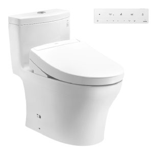 Bồn cầu 1 khối nắp điện tử TOTO MS889DRW25 (MS889CDRW25)