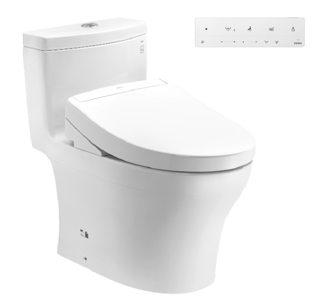 Bồn cầu 1 khối nắp điện tử TOTO MS889DRW25 (MS889CDRW25)
